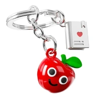 Metalmorphose Keychain - Apple & Book