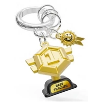 Metalmorphose Keychain - Number 1 Best Teacher Trophy