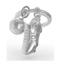Metalmorphose Keychain - Soccer Boots and Ball