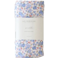 Alimrose Muslin Swaddle - Lilly Blue