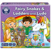 Orchard Toys Game - Fairy Snakes & Ladders and Ludo