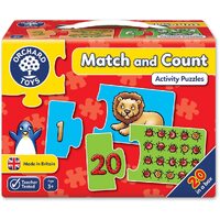 Orchard Toys Jigsaw Puzzle - Match and Count 20x 2pc