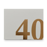 Rose 40th Birthday Guest Book