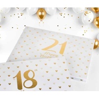 Sweet Heart Gold Text Guest Book - 21st