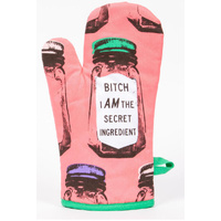 Blue Q Oven Mitt - Bitch I Am The Secret Ingredient