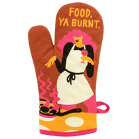 Blue Q Oven Mitt - Food, Ya Burnt