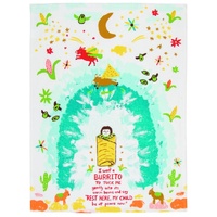 Blue Q Tea Towel - I Want A Burrito To Tuck Me Gently Into It's Warm Beans And Say "Rest Here, My Child, Be At Peace Now"