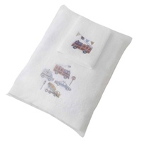 Pilbeam Jiggle & Giggle - Transport Bath Towel & Face Washer Set