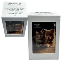 White Pet Keepsake Box with Photo 6x4inch