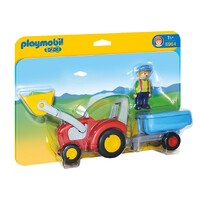 Playmobil 1.2.3 - Tractor with Trailer