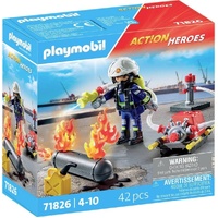 Playmobil Action Heroes - Firefighter with Water Pump