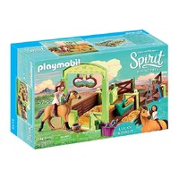 Playmobil Spirit Riding Free - Lucky & Spirit with Horse Stable