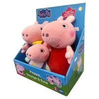 Peppa Pig - Peppa, George & Baby Evio Plush Trio Pack