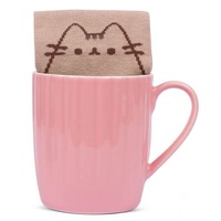 Pusheen Sock In A Mug - Pink
