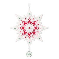 2024 Hallmark Keepsake Ornament - Snowflake Porcelain