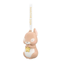 2024 Hallmark Keepsake Ornament - Godchild Bunny Porcelain
