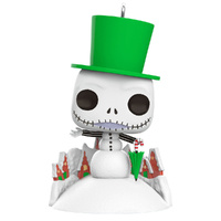 2024 Hallmark Keepsake Ornament - Disney Nightmare Before Christmas Jack Skellington Snowman Funko Pop!