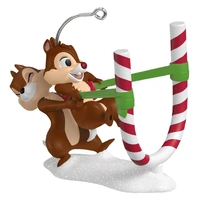 2025 Hallmark Keepsake Ornament - Disney Chip 'n Dale Candy Cane Catapult