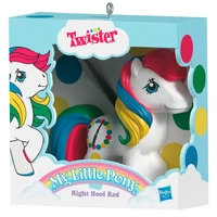 2025 Hallmark Keepsake Ornament - My Little Pony Retro Twister "Right Hoof Red"