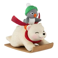 2025 Hallmark Keepsake Ornament - Sledding Sidekicks (25th in Snowball & Tuxedo Series)
