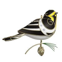 2025 Hallmark Keepsake Ornament - Blackburnian Warbler (21st in The Beauty of Birds Series)