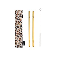 Frank Green Accessory - Original Straw Pack + Brush 475ml/130mm Savannah