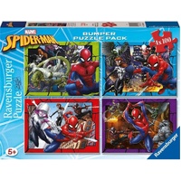 Ravensburger Puzzle 4x100pc - Marvel Spider-Man Bumper Pack
