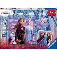Ravensburger Puzzle 3 x 49pc - Disney Frozen 2 - The Journey Starts