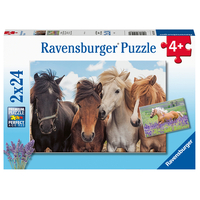 Ravensburger Puzzle 2x24pc - Horse Friends