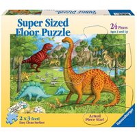 Ravensburger Puzzle 24pc - Dinosaur Pals Supersize Puzzle