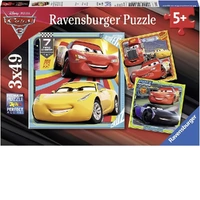 Ravensburger Puzzle 3 x 49pc - Disney Cars 3 Collection
