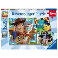 Ravensburger Puzzle 3 x 49pc - Disney Pixar Toy Story 4 - In It Together