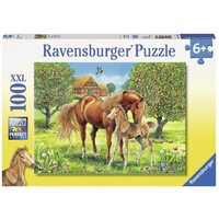 Ravensburger Puzzle 100pc XXL - Horses in the Field