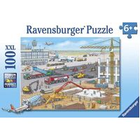 Ravensburger Puzzle 100pc XXL - Airport Construction Site