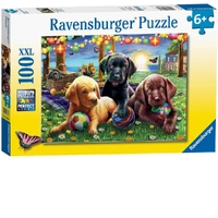 Ravensburger Puzzle 100pc XXL - Puppy Picnic