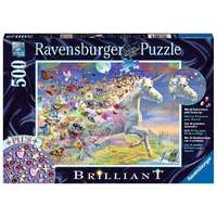 Ravensburger Puzzle 500pc - Unicorn and Butterflies