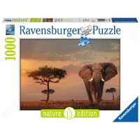 Ravensburger Puzzle 1000pc - Elephant Of The Masai Mara