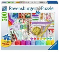 Ravensburger Puzzle 500pc Large Format - Needlework Station