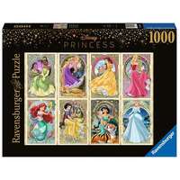 Ravensburger Puzzle 1000pc - Disney Art Nouveau Princesses
