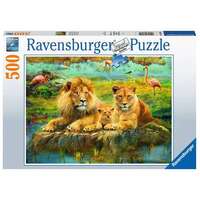 Ravensburger Puzzle 500pc - Lions in the Savannah