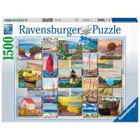Ravensburger Puzzle 1500pc - Coastal Collage