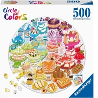 Ravensburger Puzzle 500pc - Circle of Colours Desserts