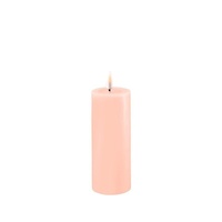 Deluxe Homeart Flameless Candle - Light Pink 5 x 10cm