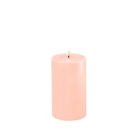 Deluxe Homeart Flameless Candle - Light Pink 7.5 x 12.5cm