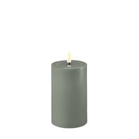 Deluxe Homeart Flameless Candle - Salvie Green 7.5 x 12.5cm