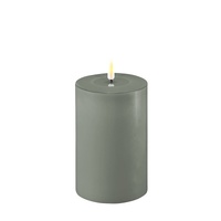 Deluxe Homeart Flameless Candle - Salvie Green 10 x 15cm