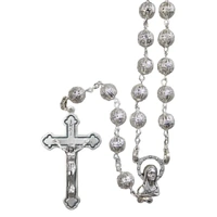 Rosary Beads Filigree Silver 8mm