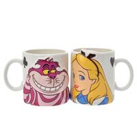 Disney Alice & Cheshire Cat Pair Mugs