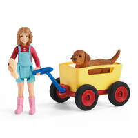 Schleich Farm World - Puppy Wagon Ride
