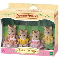Sylvanian Families - Striped Cat Family 